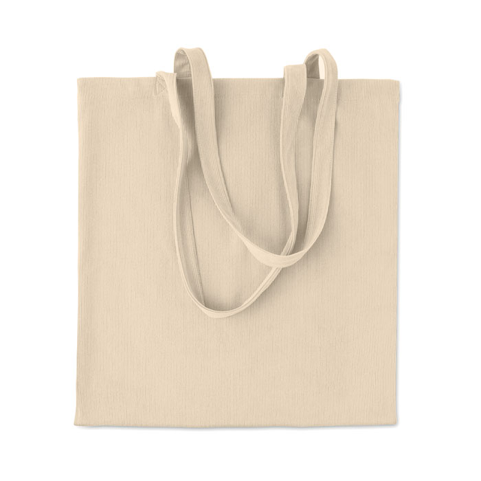 Shopper in Velluto a Coste con Manici Lunghi CORDY B - immagine 5