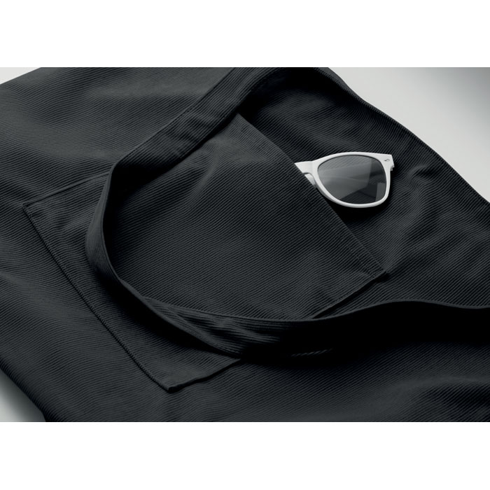 Borsa Grande da Spesa in Velluto con Zip CORDY G - immagine 3