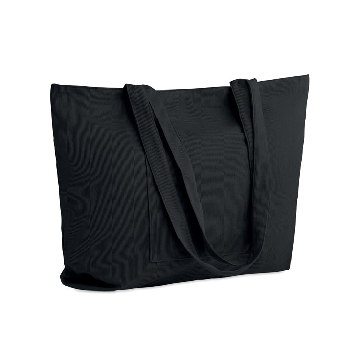 Borsa Grande da Spesa in Velluto con Zip CORDY G