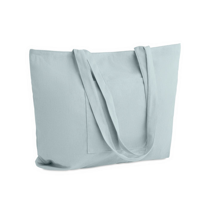 Borsa Grande da Spesa in Velluto con Zip CORDY G - immagine 8
