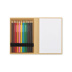 Set da Disegno con 50 Fogli e 12 Matite FUNSKETCH