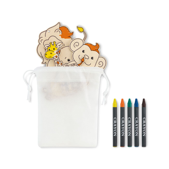 Set per Dipingere con 4 Appendini THEZOO - immagine 3
