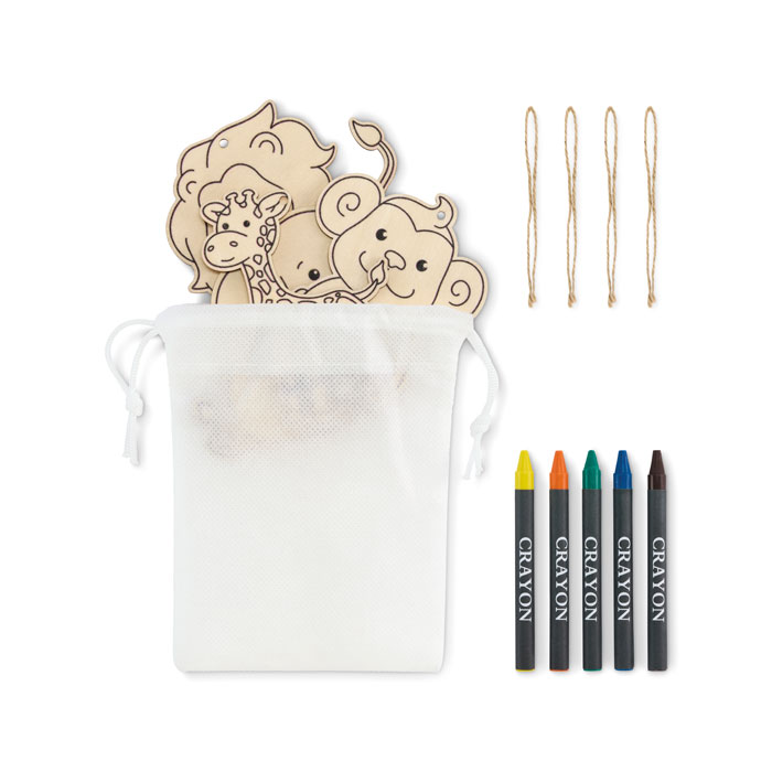 Set per Dipingere con 4 Appendini THEZOO
