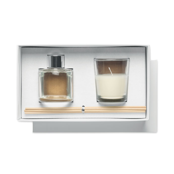 Set Diffusore e Candela alla Vaniglia MUSKA SET - immagine 2