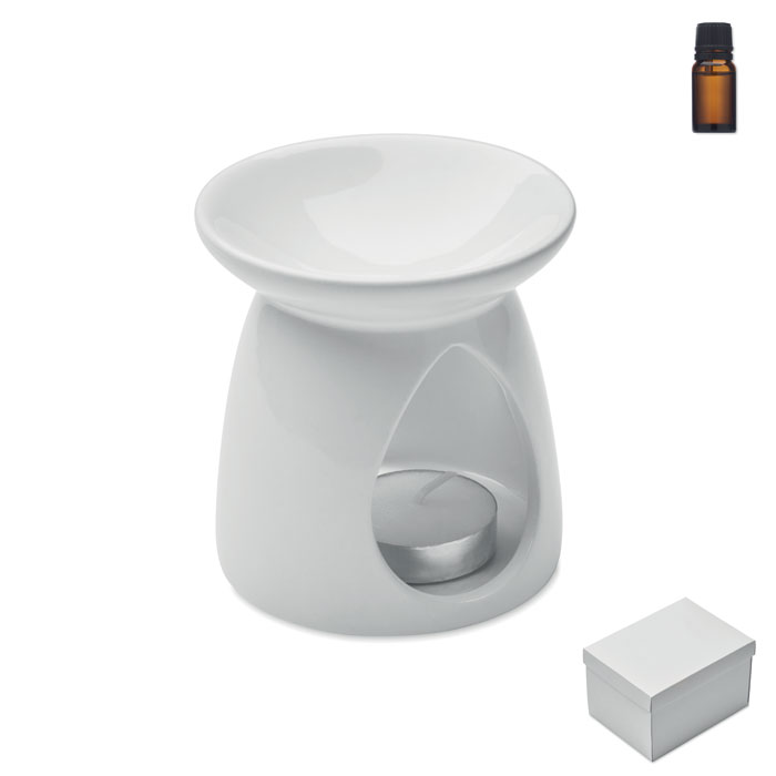 Set Bruciaessenze in Ceramica alla Vaniglia SAGRADA