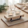 Portatealight Decorativo con 2 Candeline IRONDLE - immagine 3