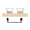Portatealight Decorativo con 2 Candeline IRONDLE - immagine 2