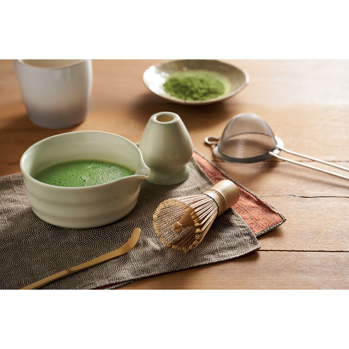 Set Matcha 5 Pezzi in Bambù e Ceramica MATCHY - immagine 4