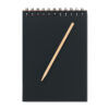 Taccuino Kraft ad Anelli con Penna in Legno BLACK - immagine 2