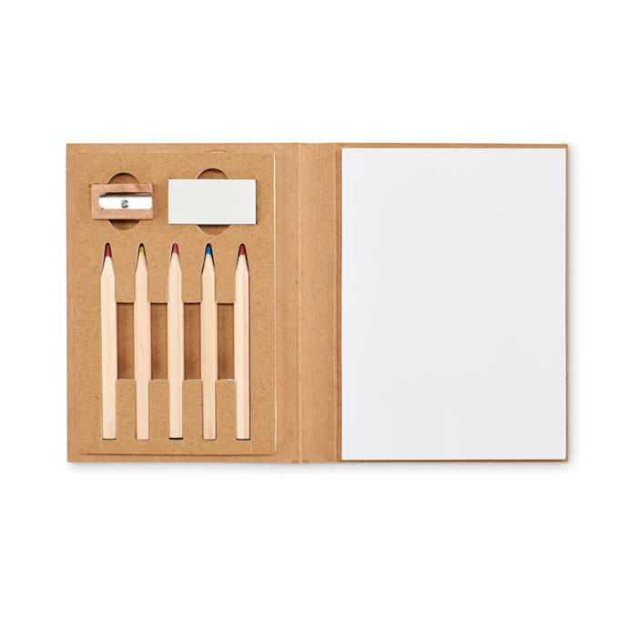 Set da Disegno con 60 Fogli da Colorare KISAN