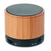 Speaker Wireless con Luce LED ROUND BAMBOO - immagine 11