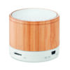 Speaker Wireless con Luce LED ROUND BAMBOO - immagine 14
