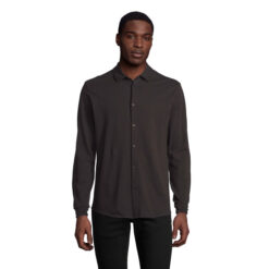 Camicia Uomo in Piqué di Cotone Bio BASILE MEN