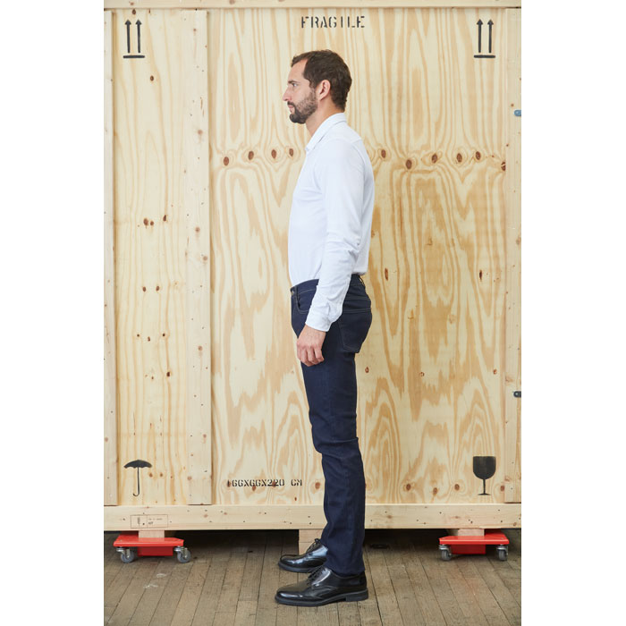 Camicia Uomo in Piqué di Cotone Bio BASILE MEN - immagine 12