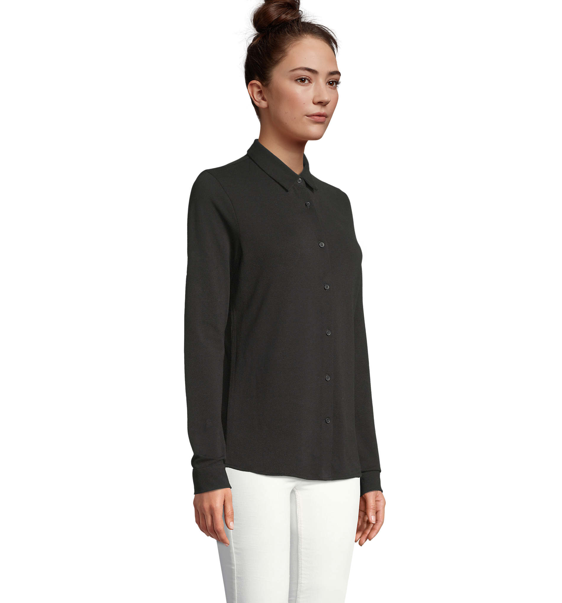Camicia Donna in Piqué di Cotone Bio BASILE WOMEN - immagine 16