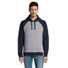 Felpa con Cappuccio Unisex Bicolore SEATTLE
