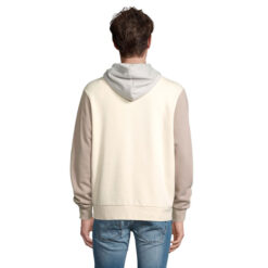 Alternative view of Felpa con Cappuccio Unisex Tricolore COLLINS