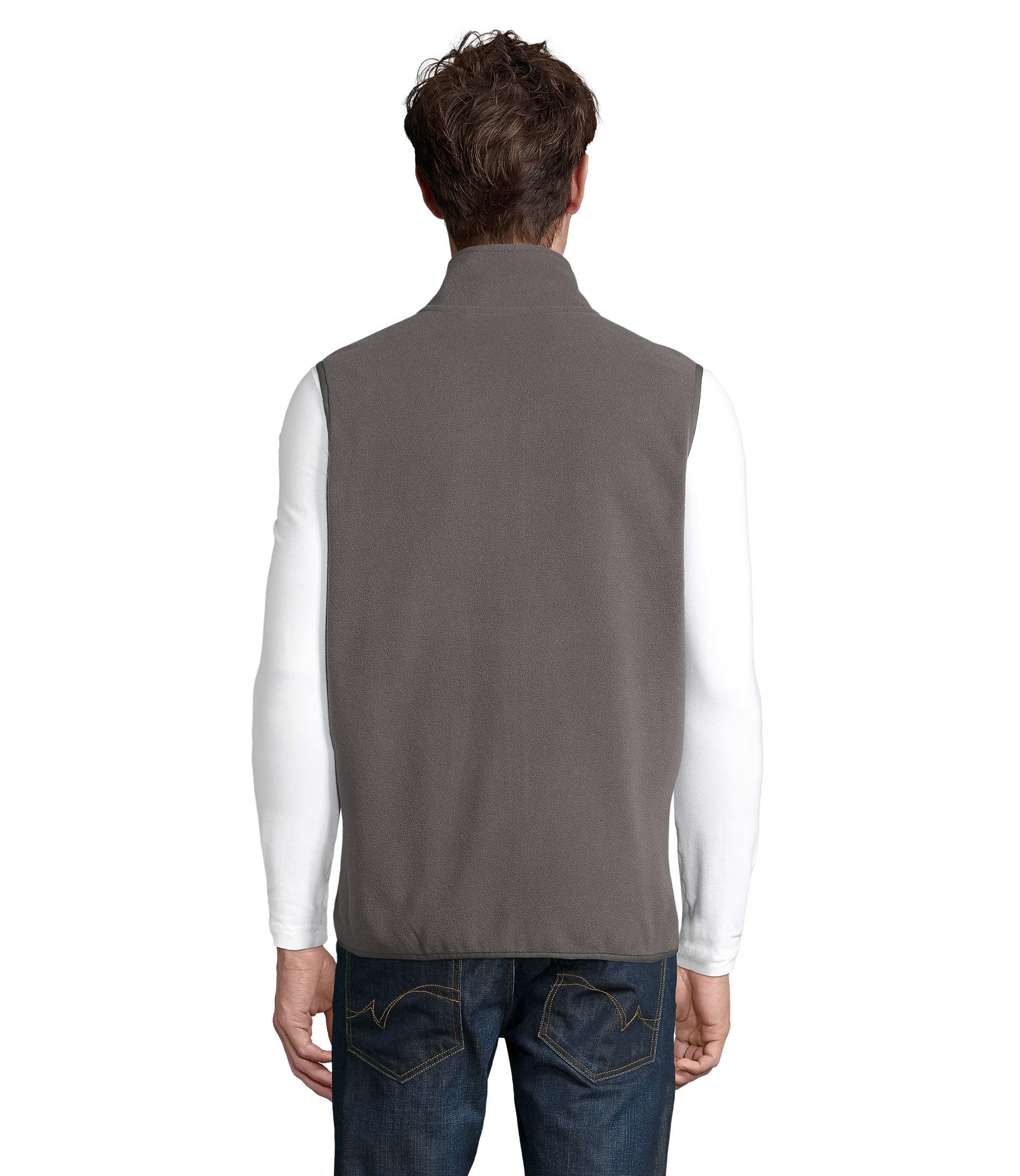 Gilet in Micropile Unisex con Zip FACTOR BW - immagine 46