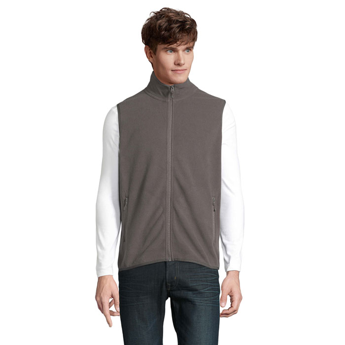 Gilet in Micropile Unisex con Zip FACTOR BW - immagine 20