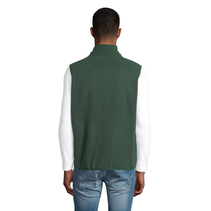 Gilet in Micropile Unisex con Zip FACTOR BW - immagine 11