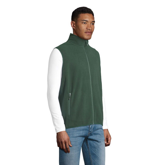 Gilet in Micropile Unisex con Zip FACTOR BW - immagine 12
