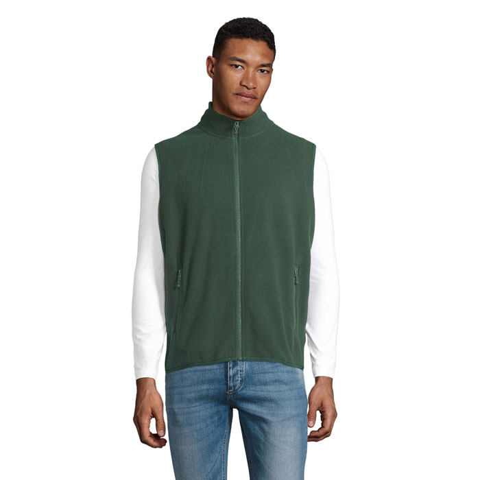 Gilet in Micropile Unisex con Zip FACTOR BW - immagine 10