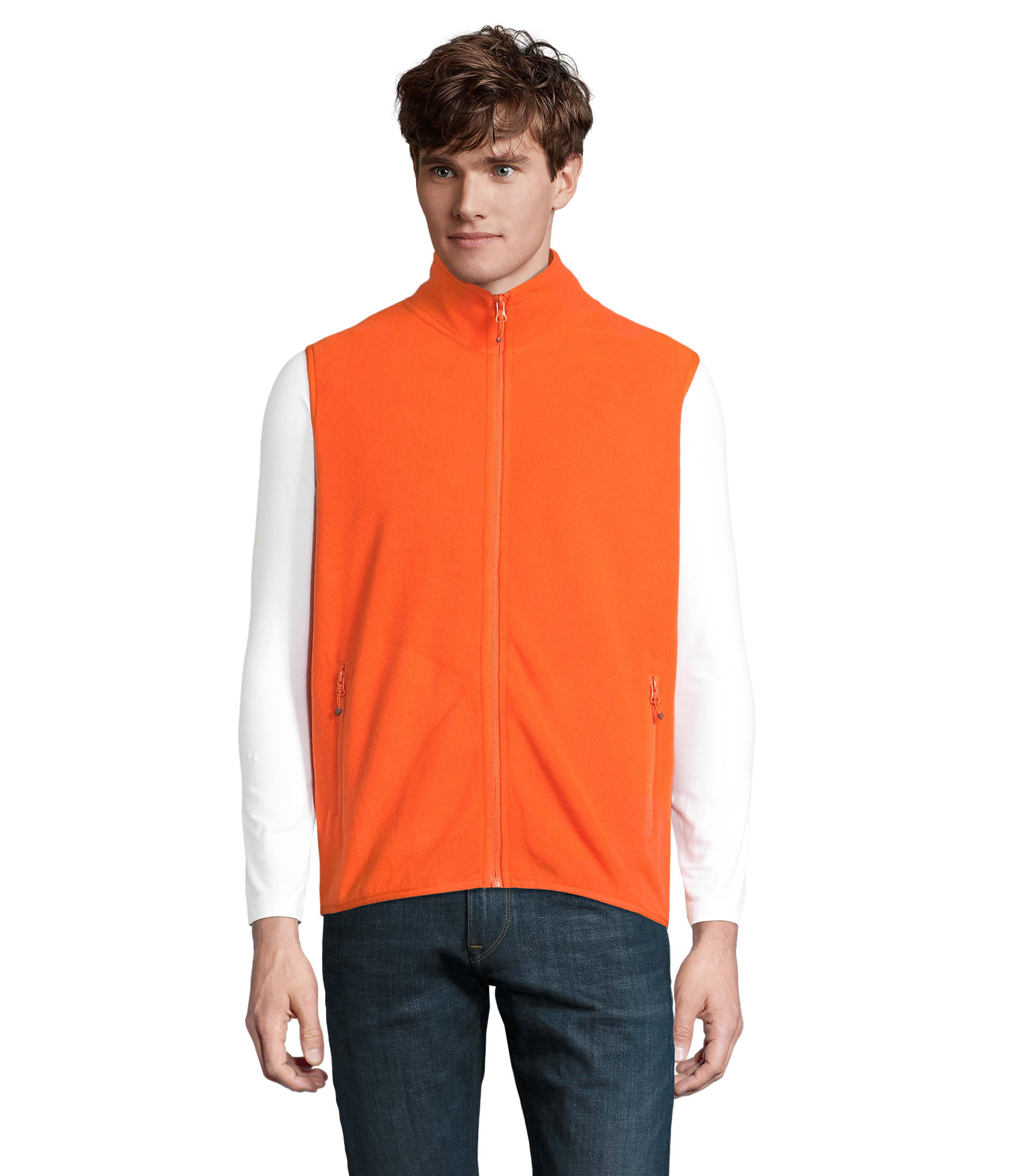 Gilet in Micropile Unisex con Zip FACTOR BW - immagine 48