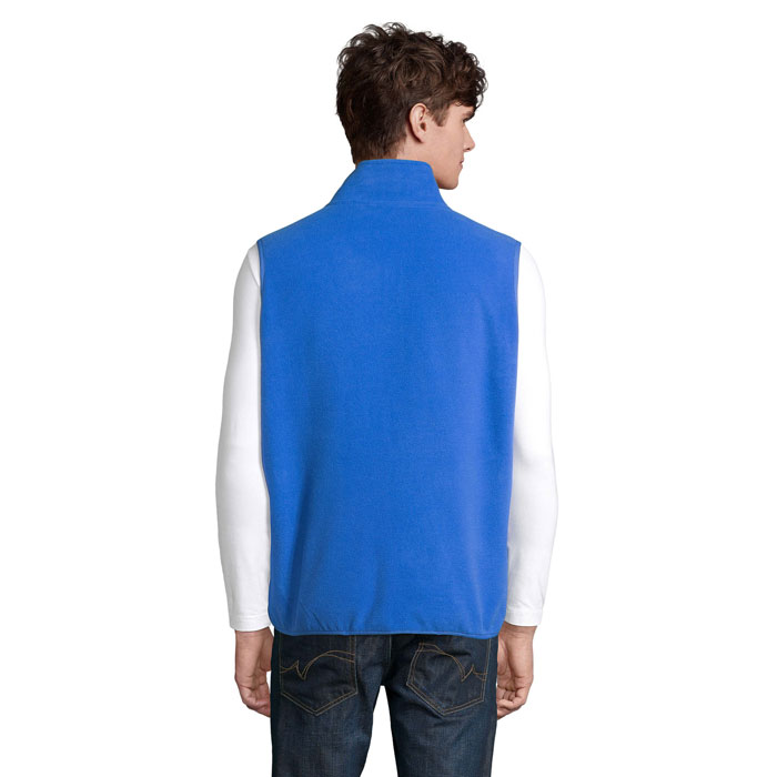Gilet in Micropile Unisex con Zip FACTOR BW - immagine 8