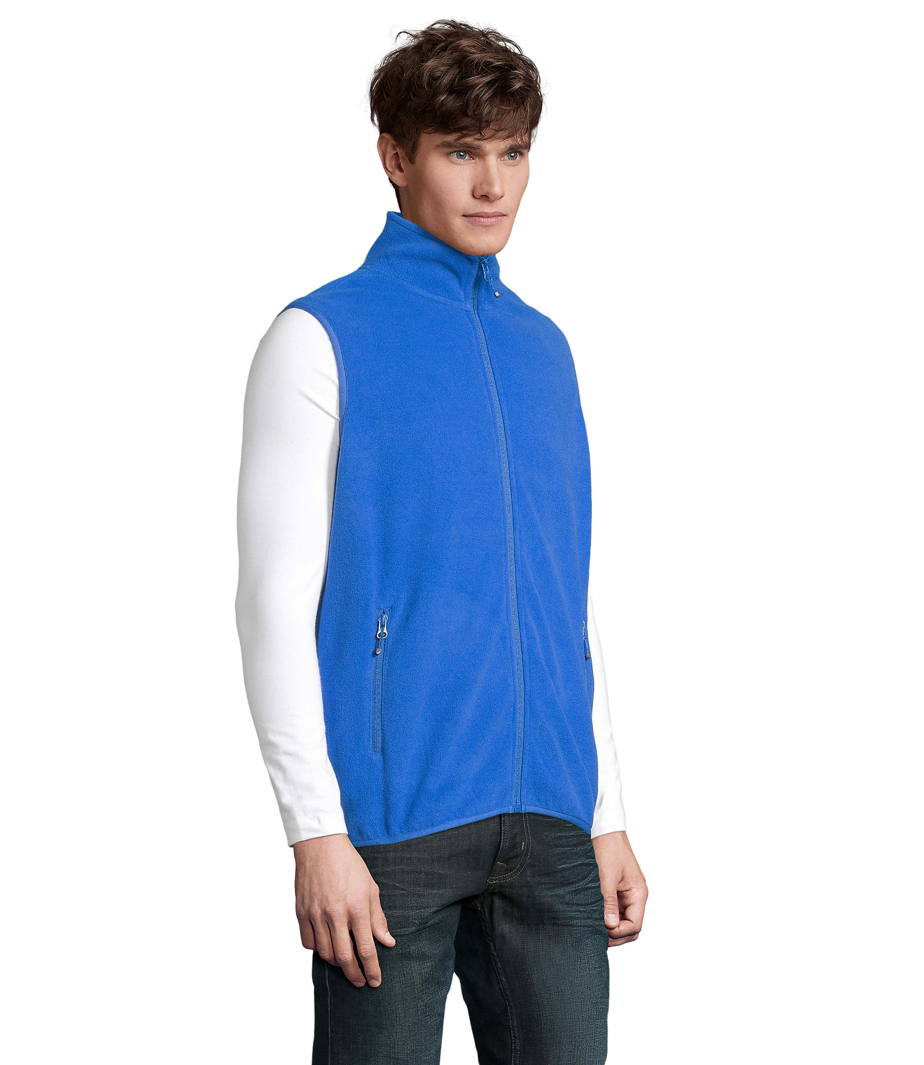 Gilet in Micropile Unisex con Zip FACTOR BW - immagine 34