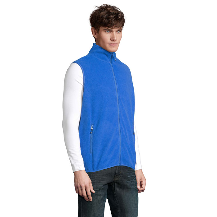 Gilet in Micropile Unisex con Zip FACTOR BW - immagine 9