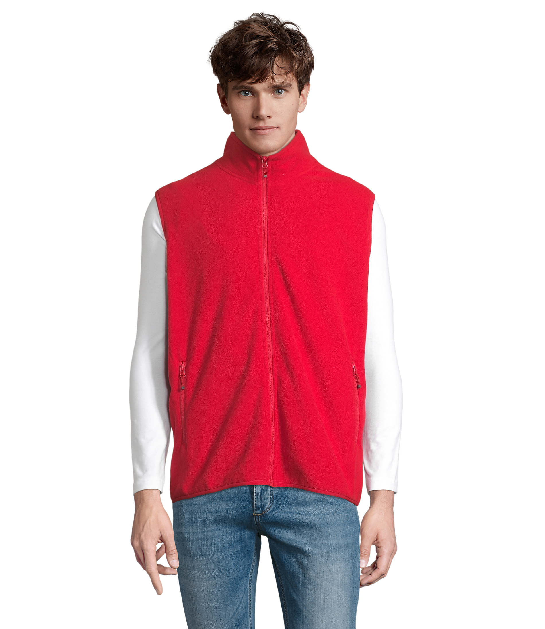 Gilet in Micropile Unisex con Zip FACTOR BW - immagine 26
