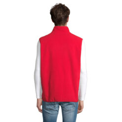 Alternative view of Gilet in Micropile Unisex con Zip FACTOR BW