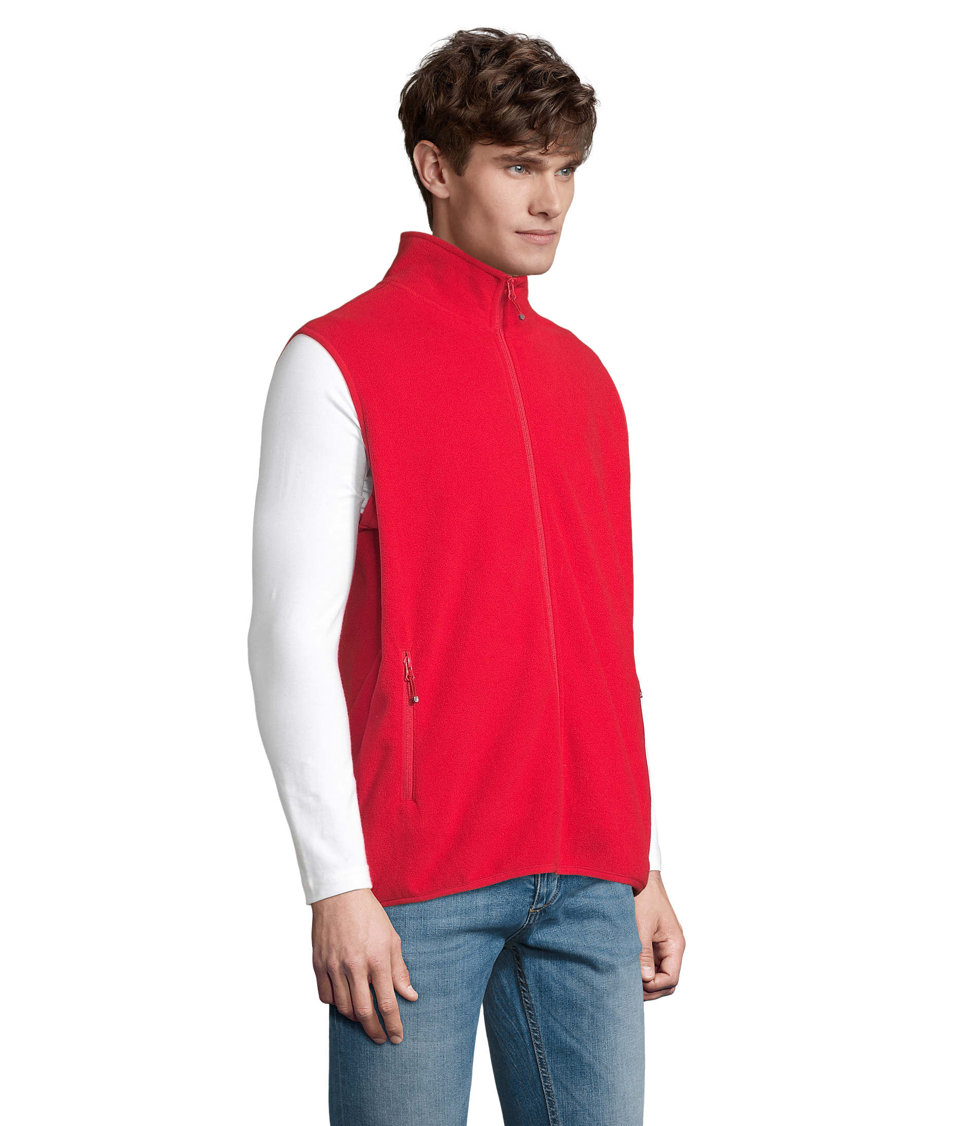 Gilet in Micropile Unisex con Zip FACTOR BW - immagine 28