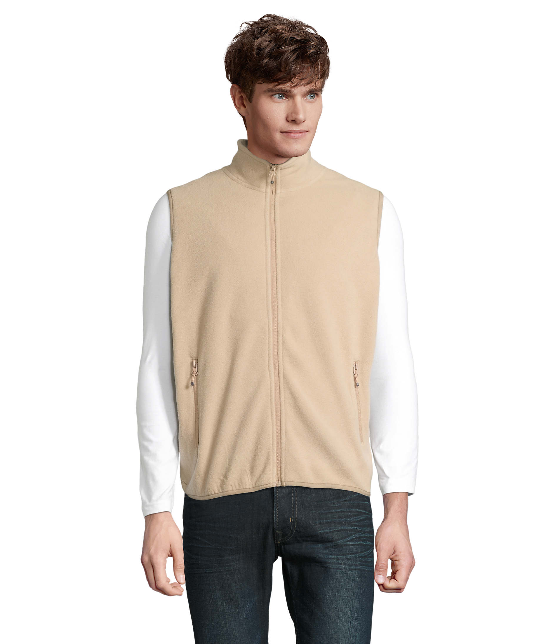 Gilet in Micropile Unisex con Zip FACTOR BW - immagine 29