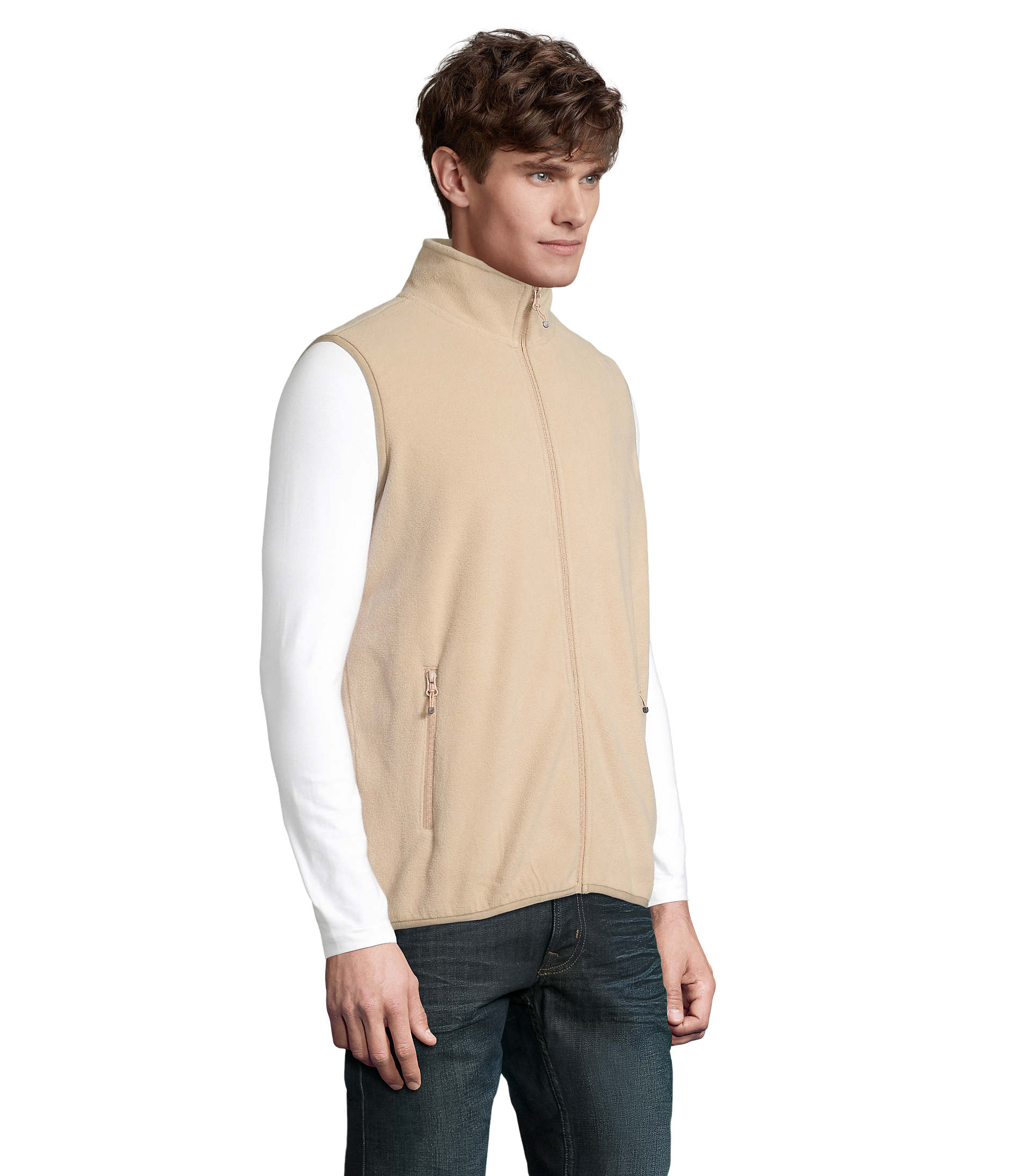 Gilet in Micropile Unisex con Zip FACTOR BW - immagine 31