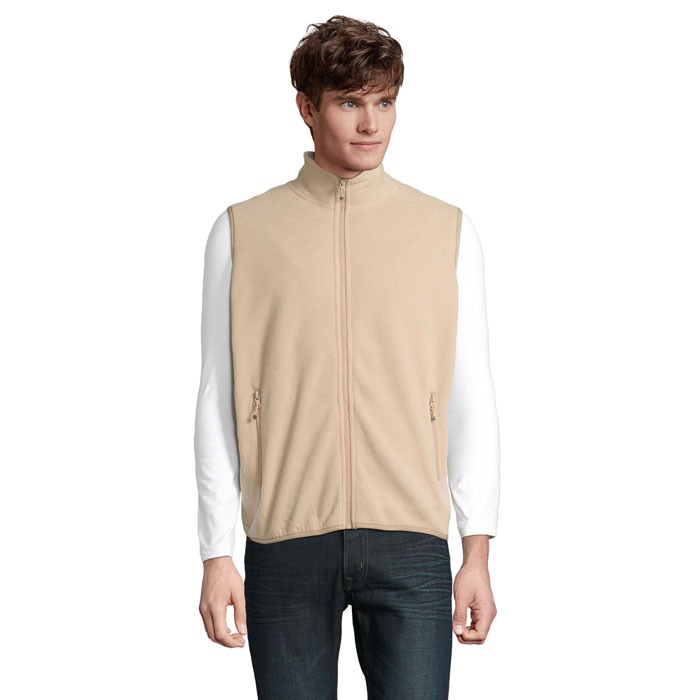 Gilet in Micropile Unisex con Zip FACTOR BW - immagine 4