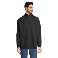 Felpa con Colletto Alto e Zip CONRAD