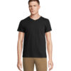 T-Shirt Scollo a V in Cotone Ringspun REGENT V - immagine 50