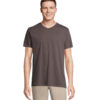 T-Shirt Scollo a V in Cotone Ringspun REGENT V - immagine 42
