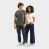 T-Shirt Scollo a V in Cotone Ringspun REGENT V - immagine 15