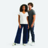 T-Shirt Scollo a V in Cotone Ringspun REGENT V - immagine 47