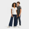 T-Shirt Scollo a V in Cotone Ringspun REGENT V - immagine 17