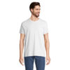 T-Shirt Scollo a V in Cotone Ringspun REGENT V