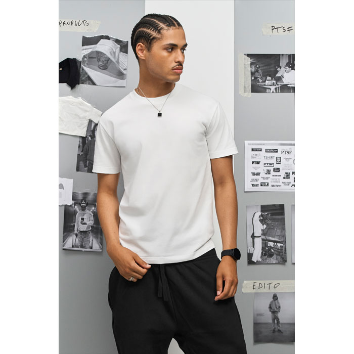 T-Shirt Unisex in Cotone Open-End CLIFF - immagine 2