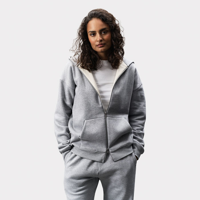 Felpa Full Zip con Cappuccio Unisex in Pile ELIOTT - immagine 5