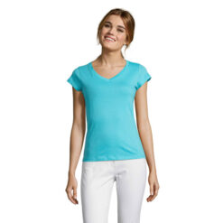 T-Shirt Donna Scollo a V MOON
