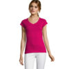 T-Shirt Donna Scollo a V MOON - immagine 44