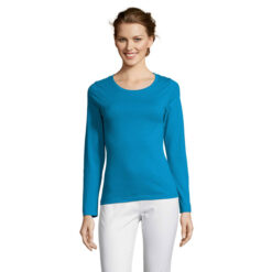 T-Shirt Donna con Scollatura MAJESTIC