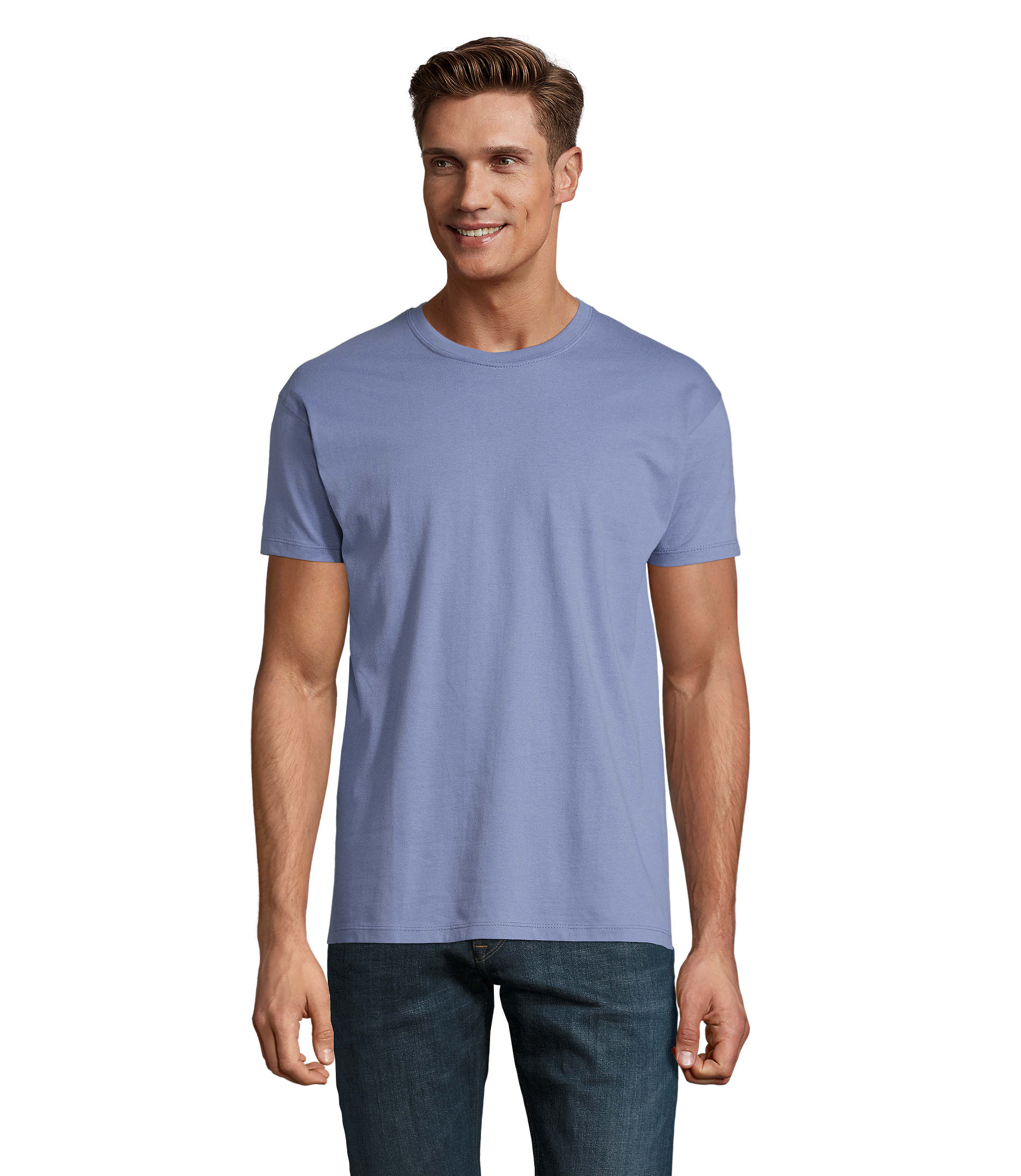 T-Shirt Uomo Girocollo in Cotone Ringspun IMPERIAL - immagine 192