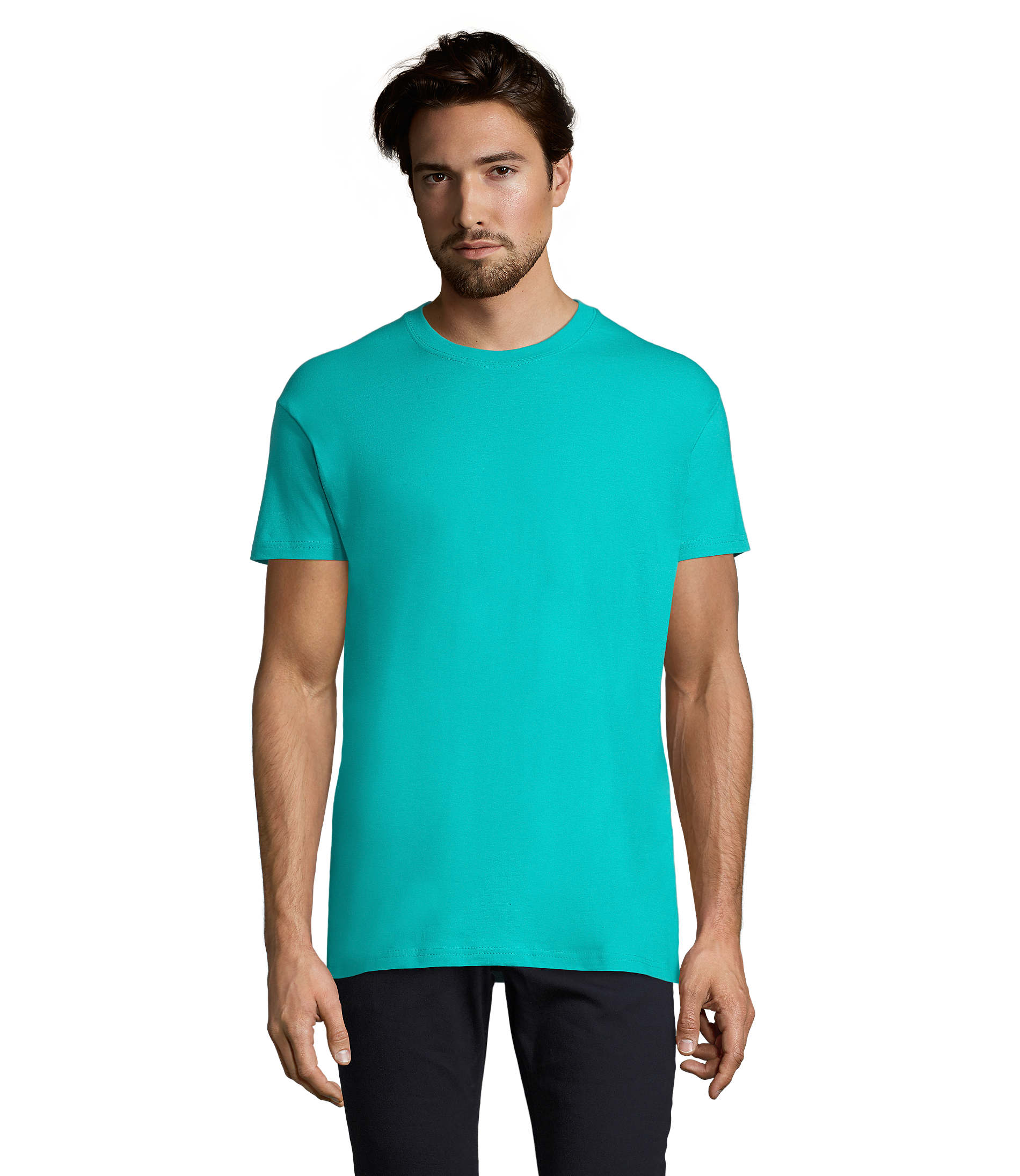T-Shirt Uomo Girocollo in Cotone Ringspun IMPERIAL - immagine 198